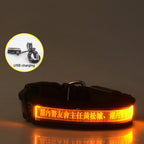 Collier Lumineux Personnalise jaune