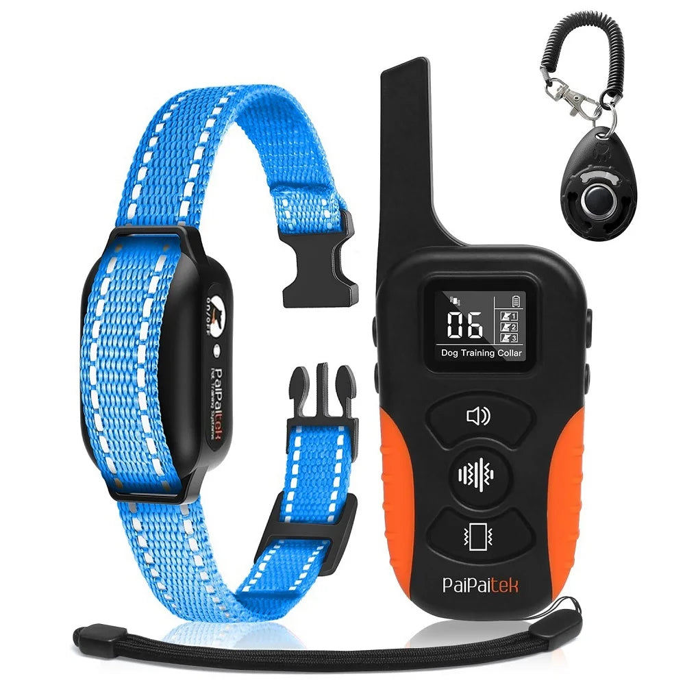 Collier de Dressage Longue Portée Bleu