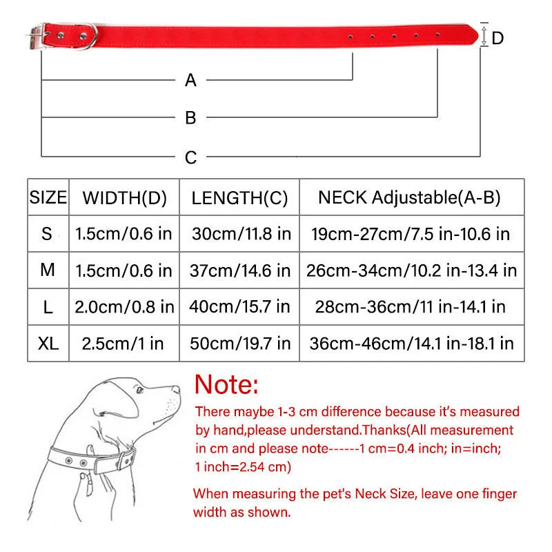 Collier pour Chien en Cuir Strass