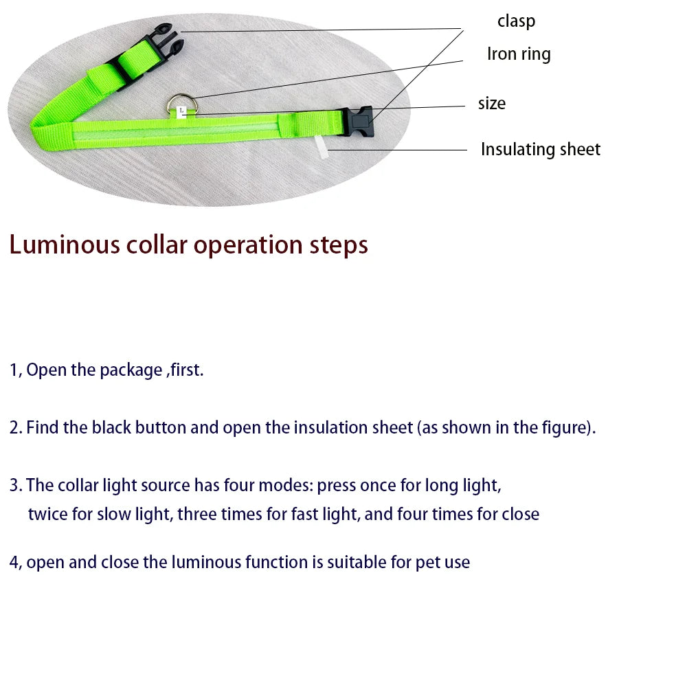 Collier Lumineux à LED
