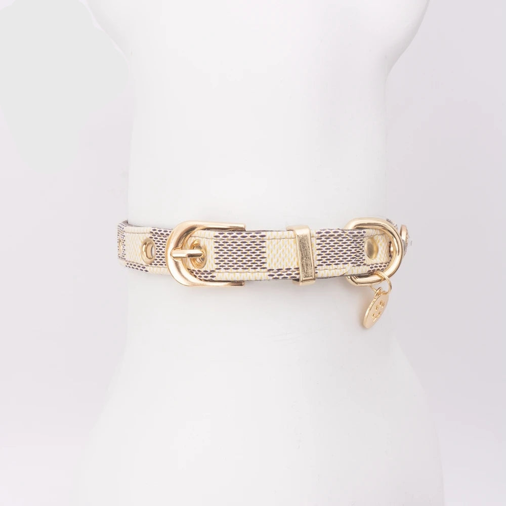 Collier en Cuir pour Chien de Luxe